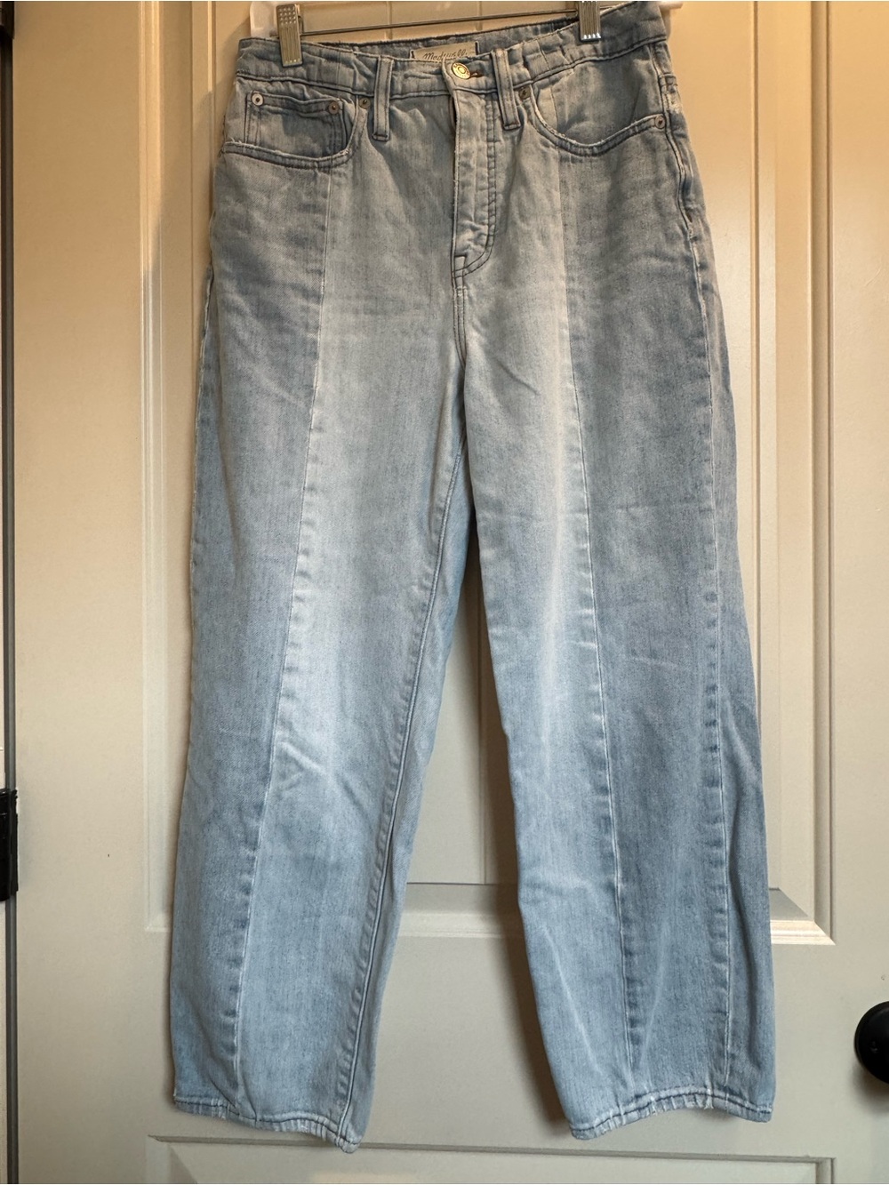 Madewell Light Wash classic straight Jeans